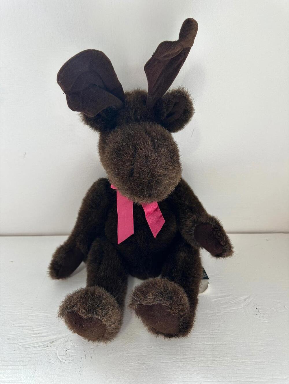 Russ “Wildwood” the Moose Stuffed Animal, Vintage Plush (12  inch)